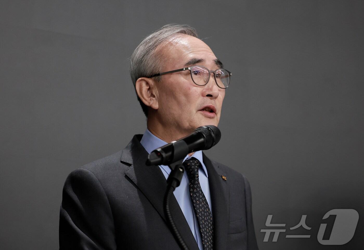 김영섭 KT 대표 ⓒ News1 박지혜 기자