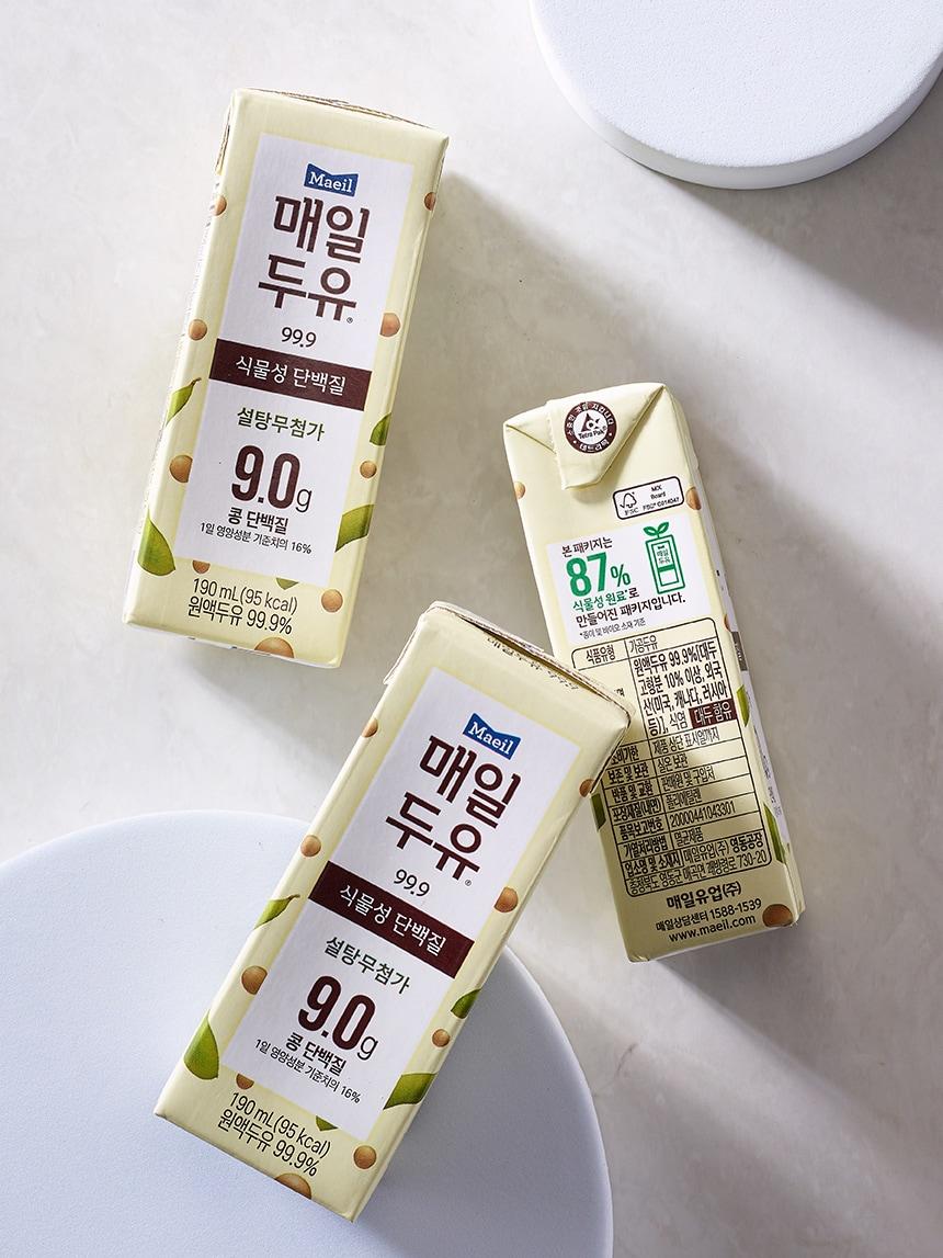 본문 이미지 - 테트라팩 차세대 멸균팩이 적용되는 매일유업 '매일두유' 이미지 / 사진=테트라팩 코리아 제공