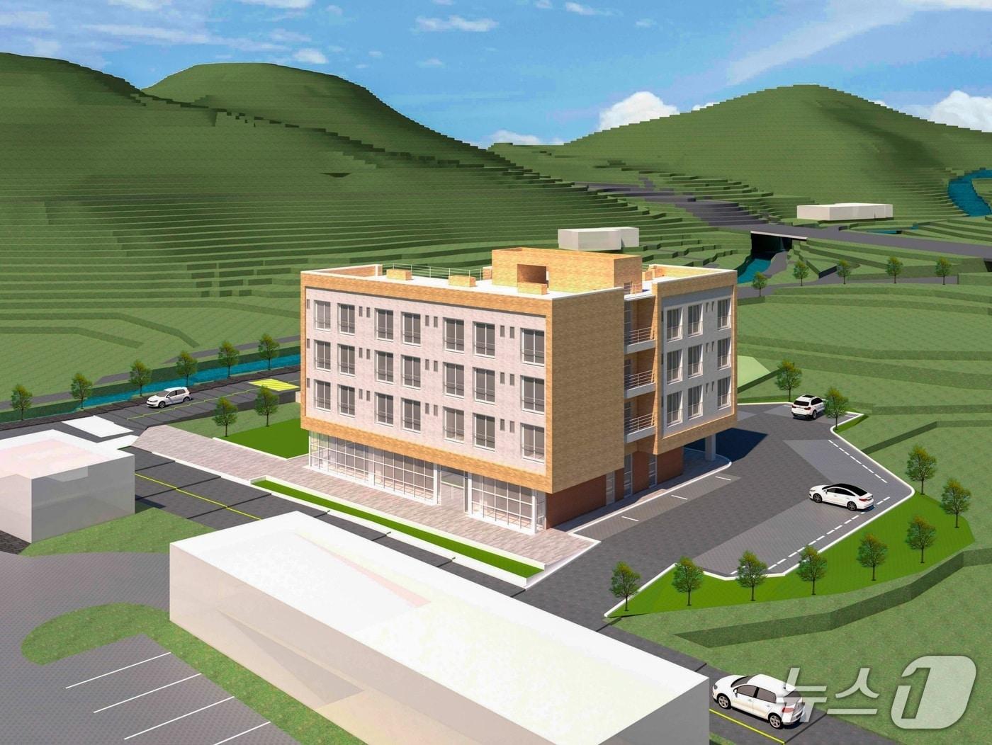 본문 이미지 - 전북 순창군 순창읍 순화리 일원에 들어설 기업 연계 청년근로자 기숙사 조감도.&#40;순창군 제공. 재판매 및 DB금지&#41;/뉴스1
