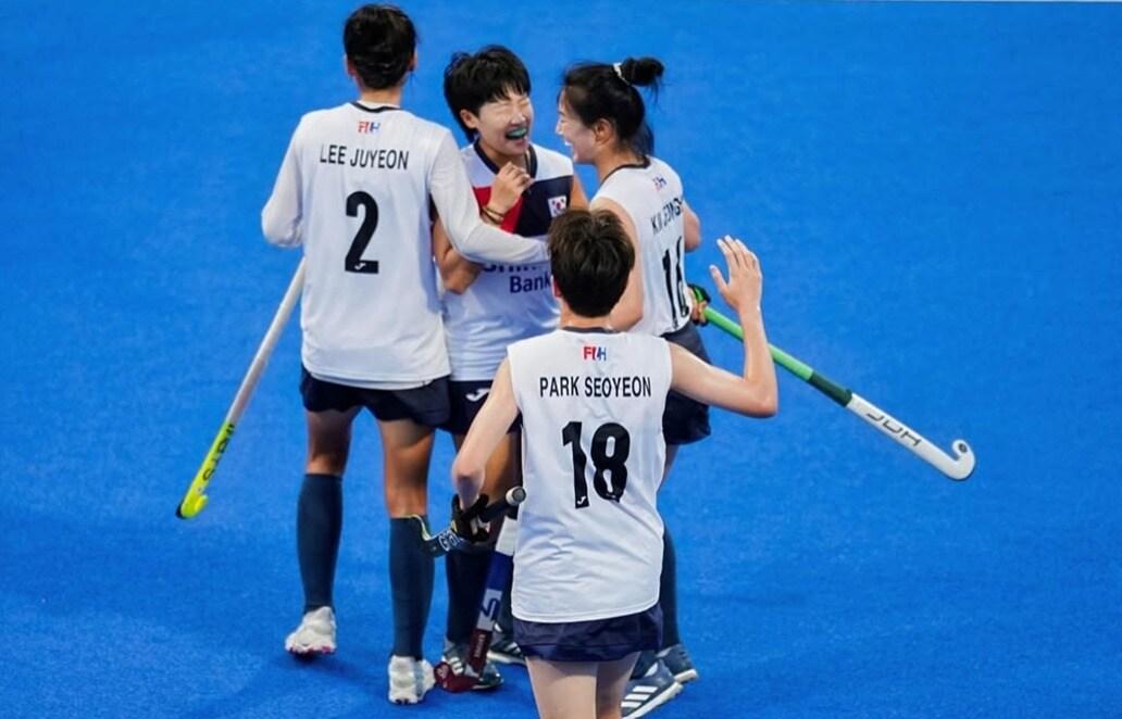 본문 이미지 - 한국여자하키 대표팀이 일본과 1-1 무승부를 거뒀다.(아시아하키연맹 제공) 