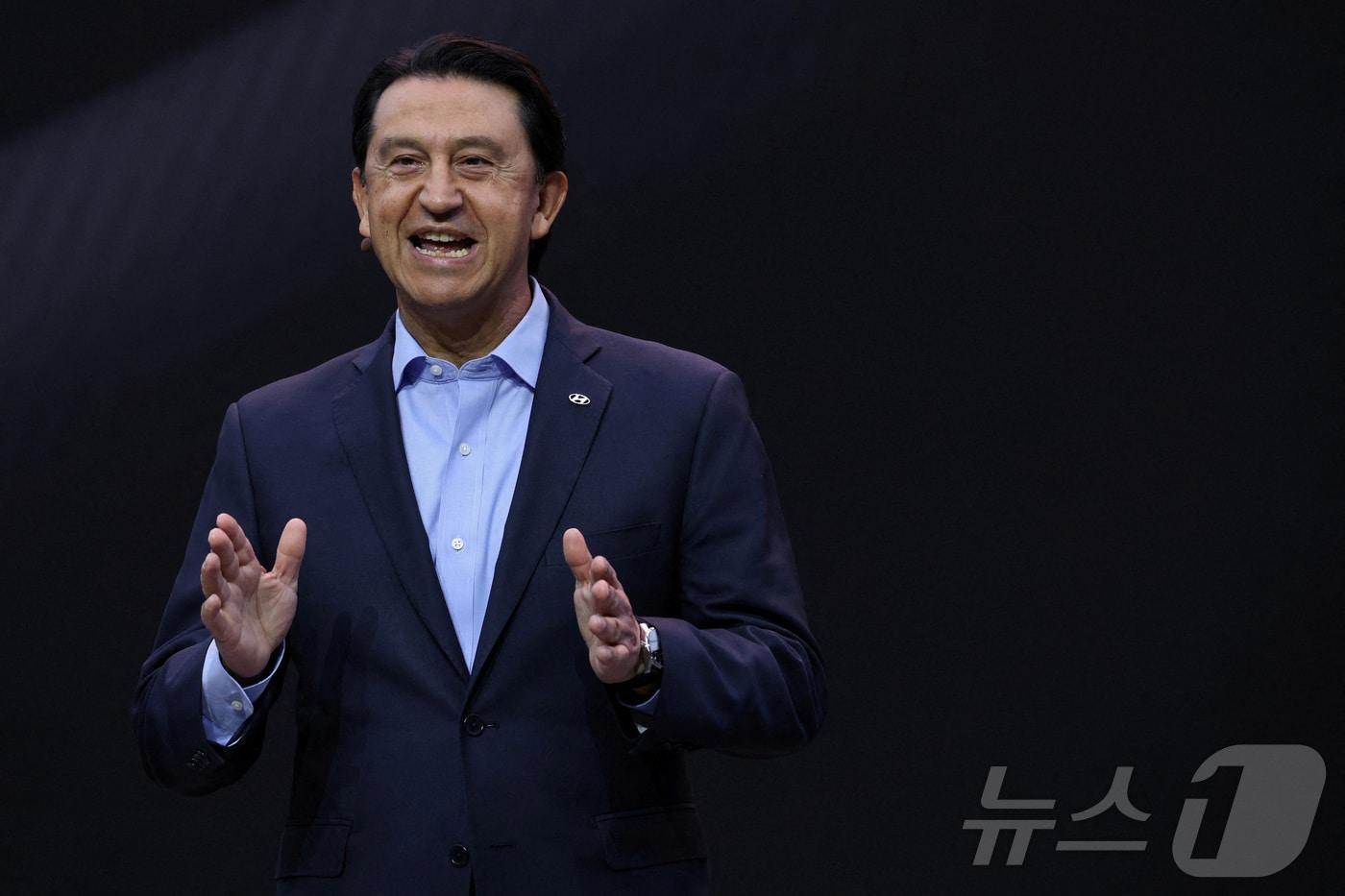 호세 무뇨스 현대자동차 미국 법인 최고경영자(CEO)ⓒ 로이터=뉴스1