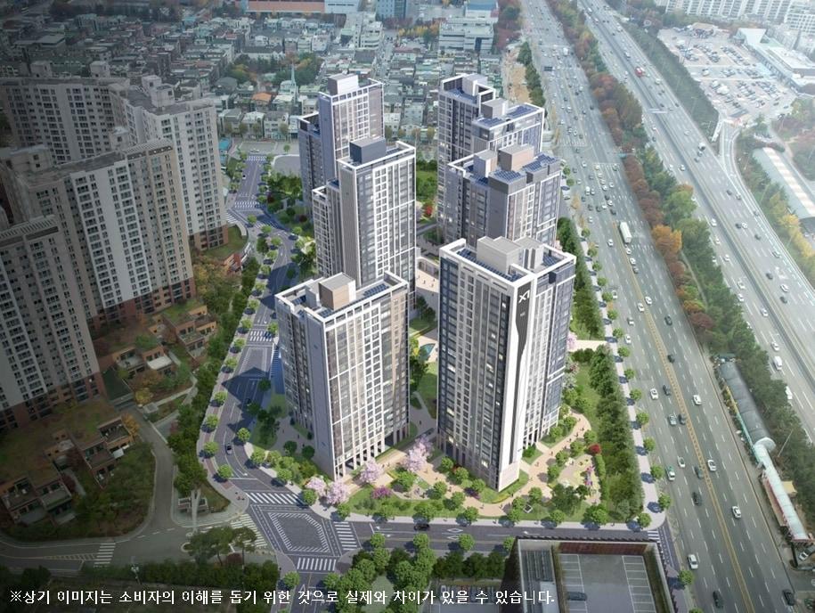 본문 이미지 - 수지자이 에디시온 조감도(GS건설 제공)  뉴스1 ⓒ News1