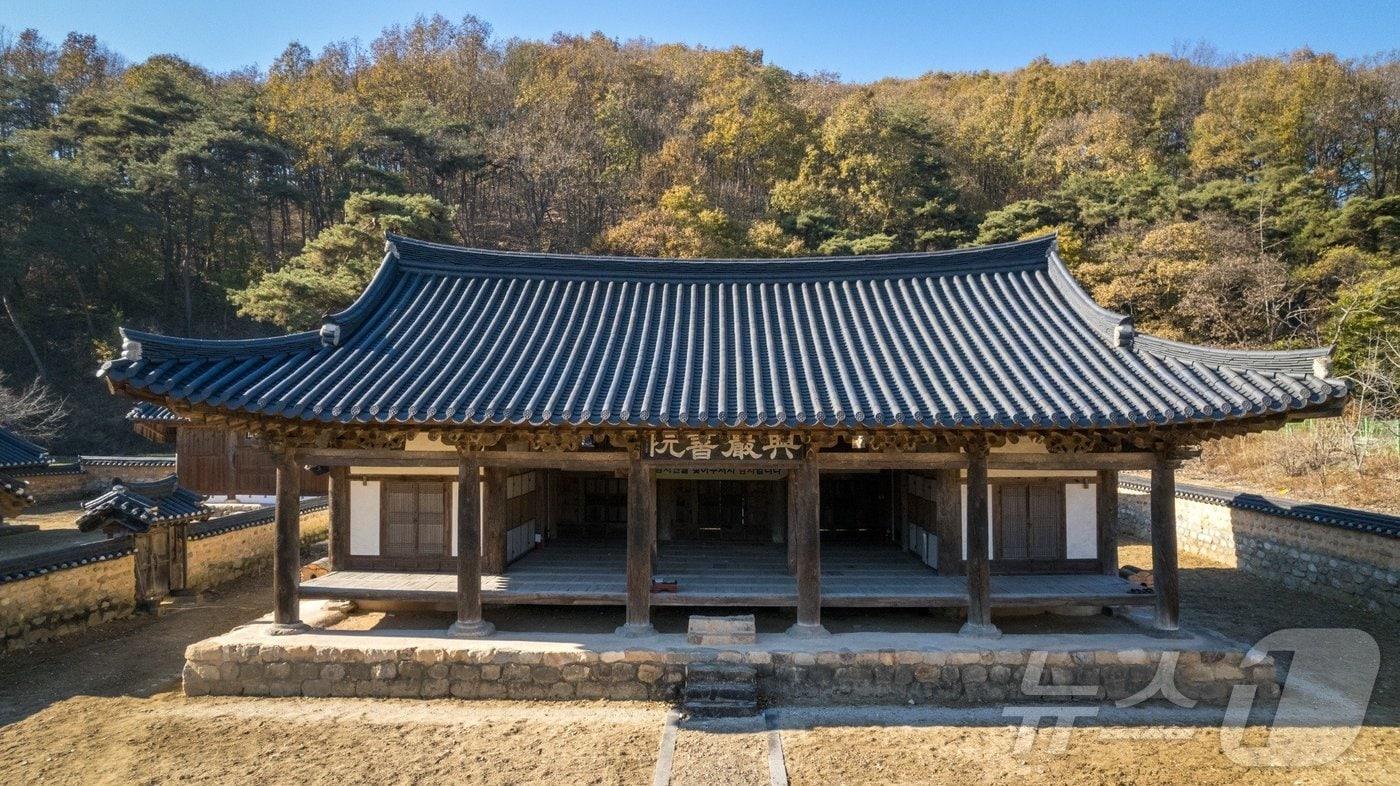 경북 상주시 연원동에 있는 흥암서원&#40;尙州 興巖書院&#41;이 국가지정문화유산 사적&#40;史蹟&#41;으로 지정 예고됐다.&#40;상주시 제공,재판매 및 DB 금지&#41; /뉴스1