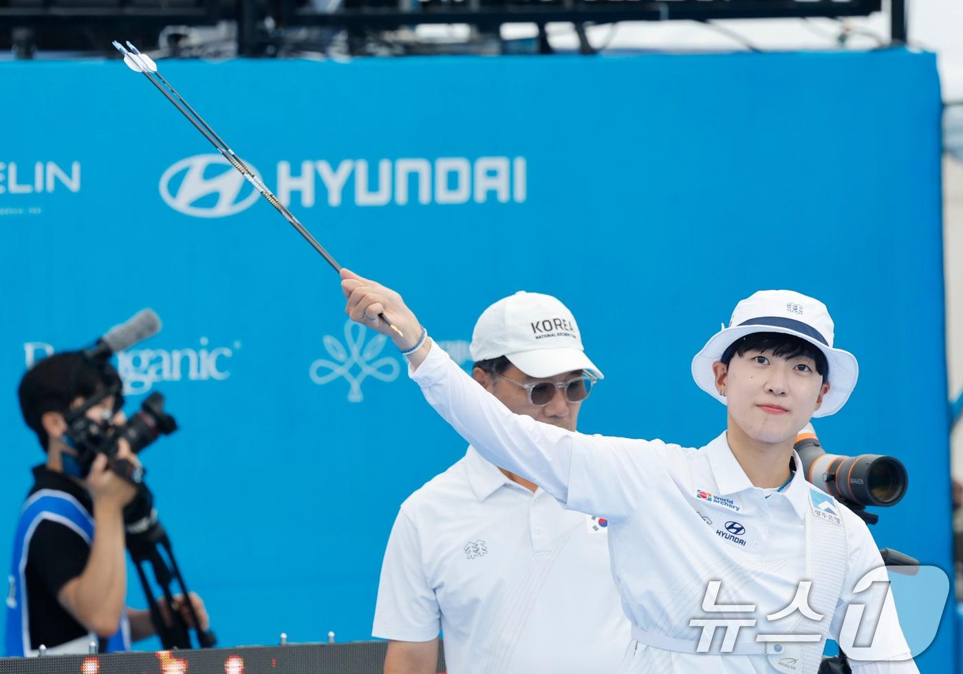 한국 양궁 간판 안산. /뉴스1 ⓒ News1 김태성 기자