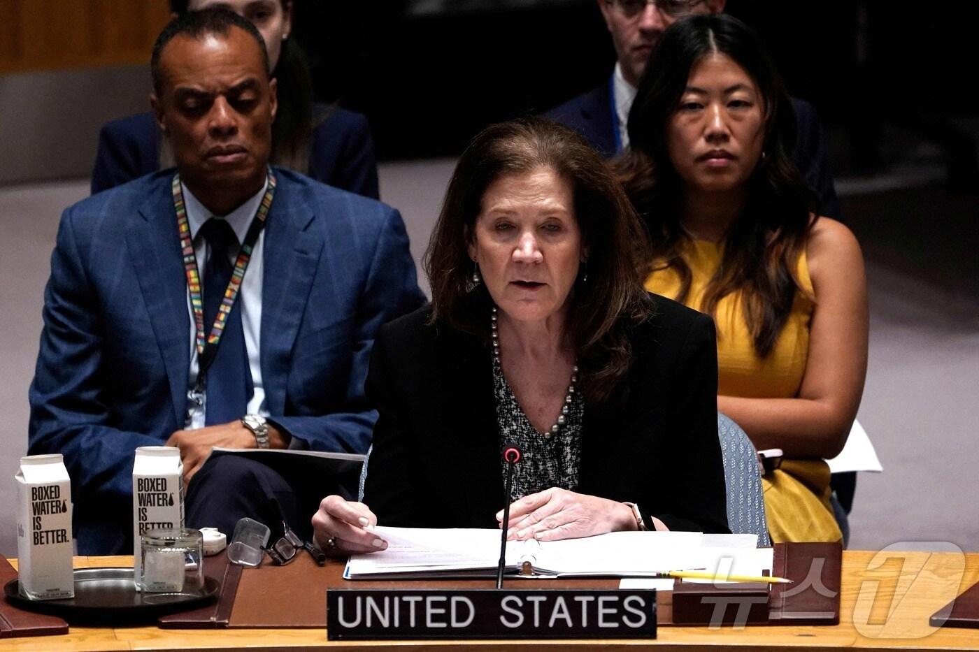 도로시 셰이 유엔 주재 미국 대사 대행. &lt;자료사진&gt; ⓒ AFP=뉴스1
