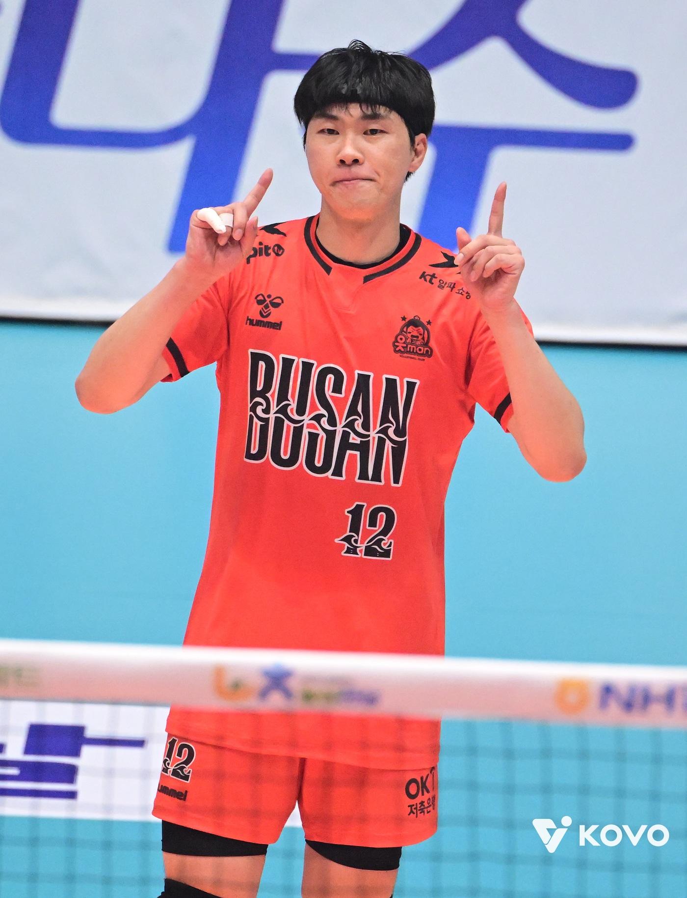 본문 이미지 - OK저축은행의 전광인&#40;KOVO제공&#41; 