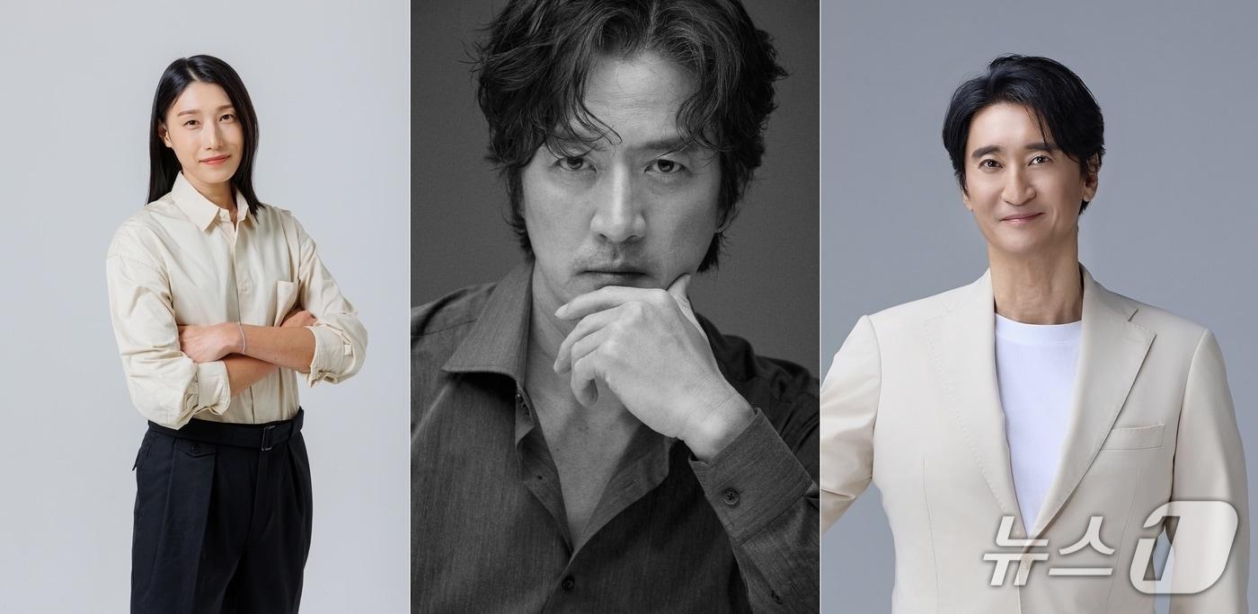 좌측부터 배구선수 김연경과 배우 정준호, 신현준. 이들은 서울시 명예시장으로 위촉됐다.(서울시 제공)