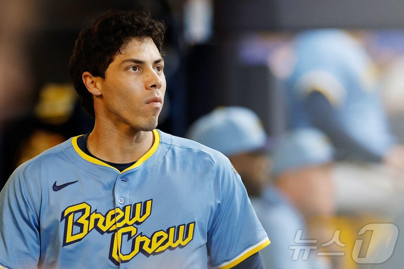 MLB 밀워키 크리스티안 옐리치. ⓒ AFP=뉴스1