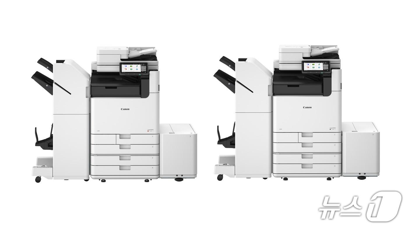 컬러 복합기 imageFORCE C5100 시리즈·흑백 복합기 imageFORCE 6100 시리즈(캐논코리아 제공)