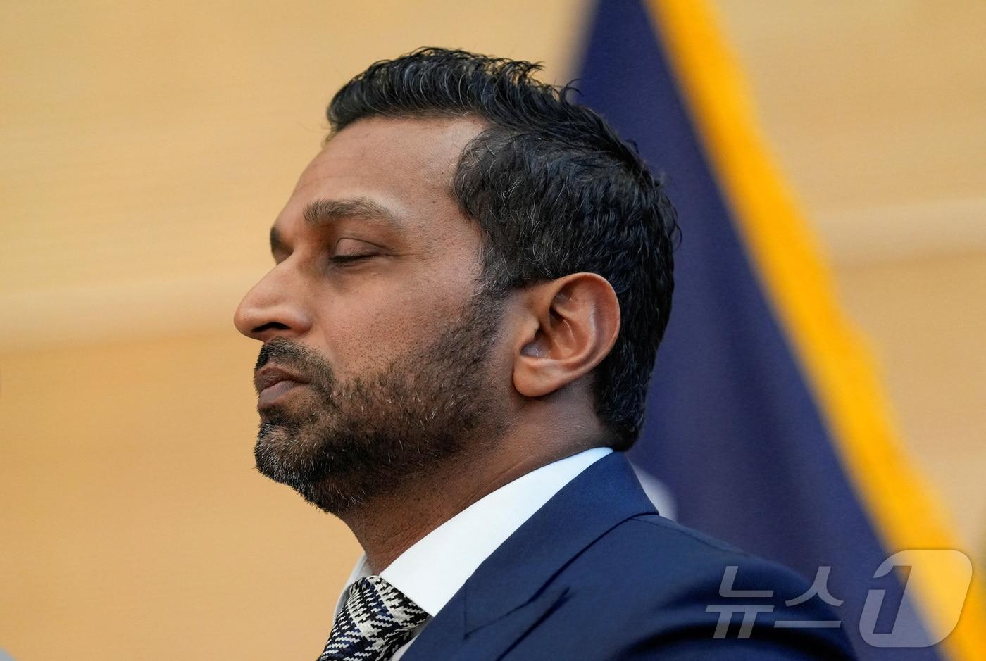 캐시 파텔 미국 연방수사국&#40;FBI&#41; 국장. 2025.09.12 ⓒ 로이터=뉴스1 ⓒ News1 김지완 기자