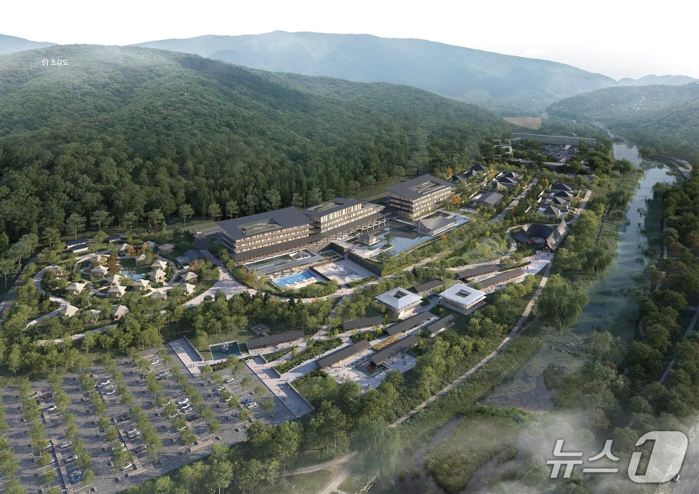 경북도문화관광공사가 50년 만에 경주 보문관광단지를 업그레이드하기로 하고 11개 기업과 투자 협약을 맺었다. 사진은 경주 밀레니엄파크 부지 개발 조감도.(경북도문화관광공사 제공, 재판매 및 DB금지) 2025.9.15/뉴스1 