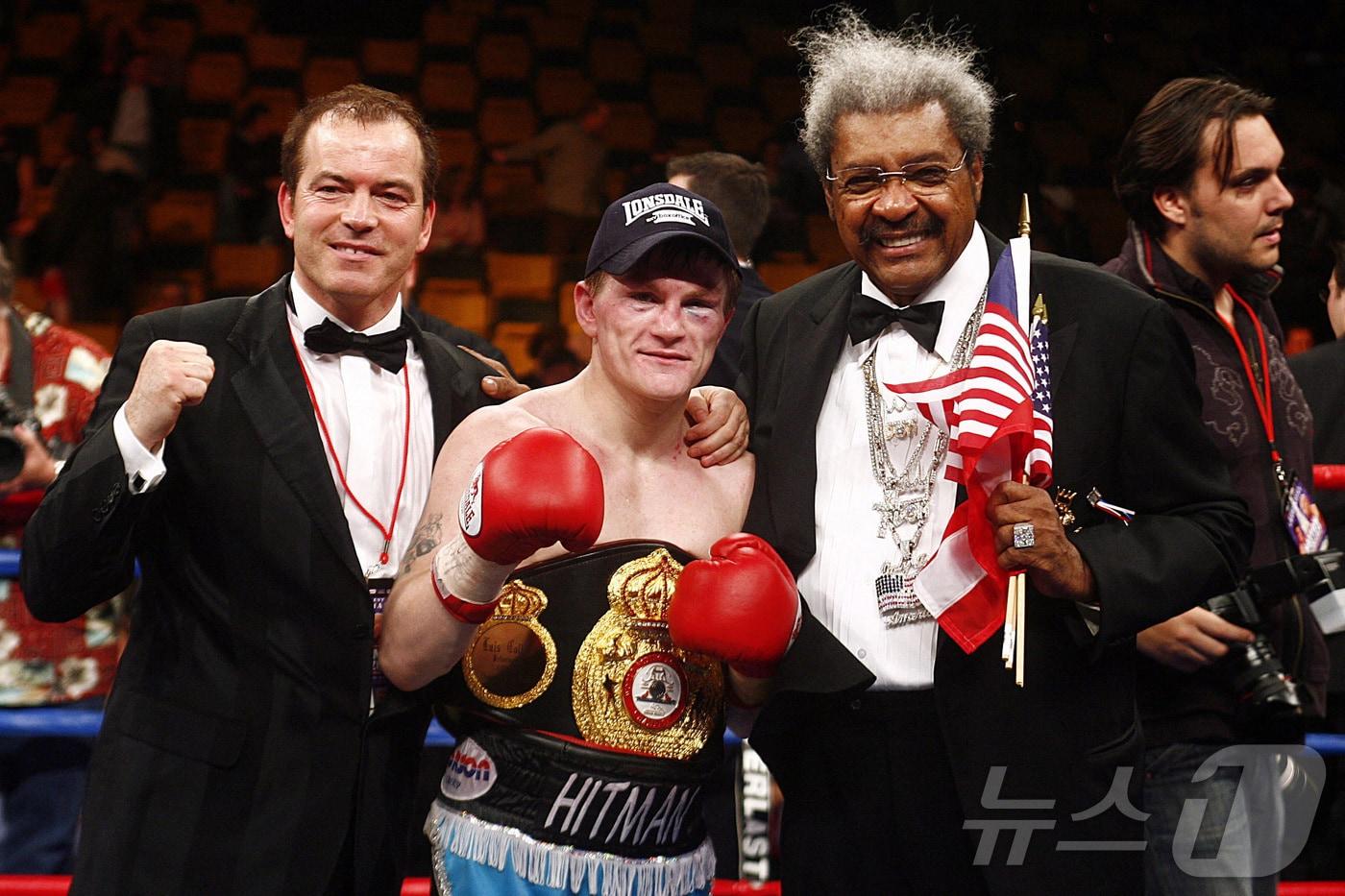 지난 2006년 5월 13일(현지시간) 미국 매사추세츠주 보스턴 뱅크노스가든 아레나에서 열린 루이스 콜라조 대 리키 해튼의 WBA 웰터급 타이틀전. 2006. 05. 13. ⓒ 로이터=뉴스1 ⓒ News1 양은하 기자