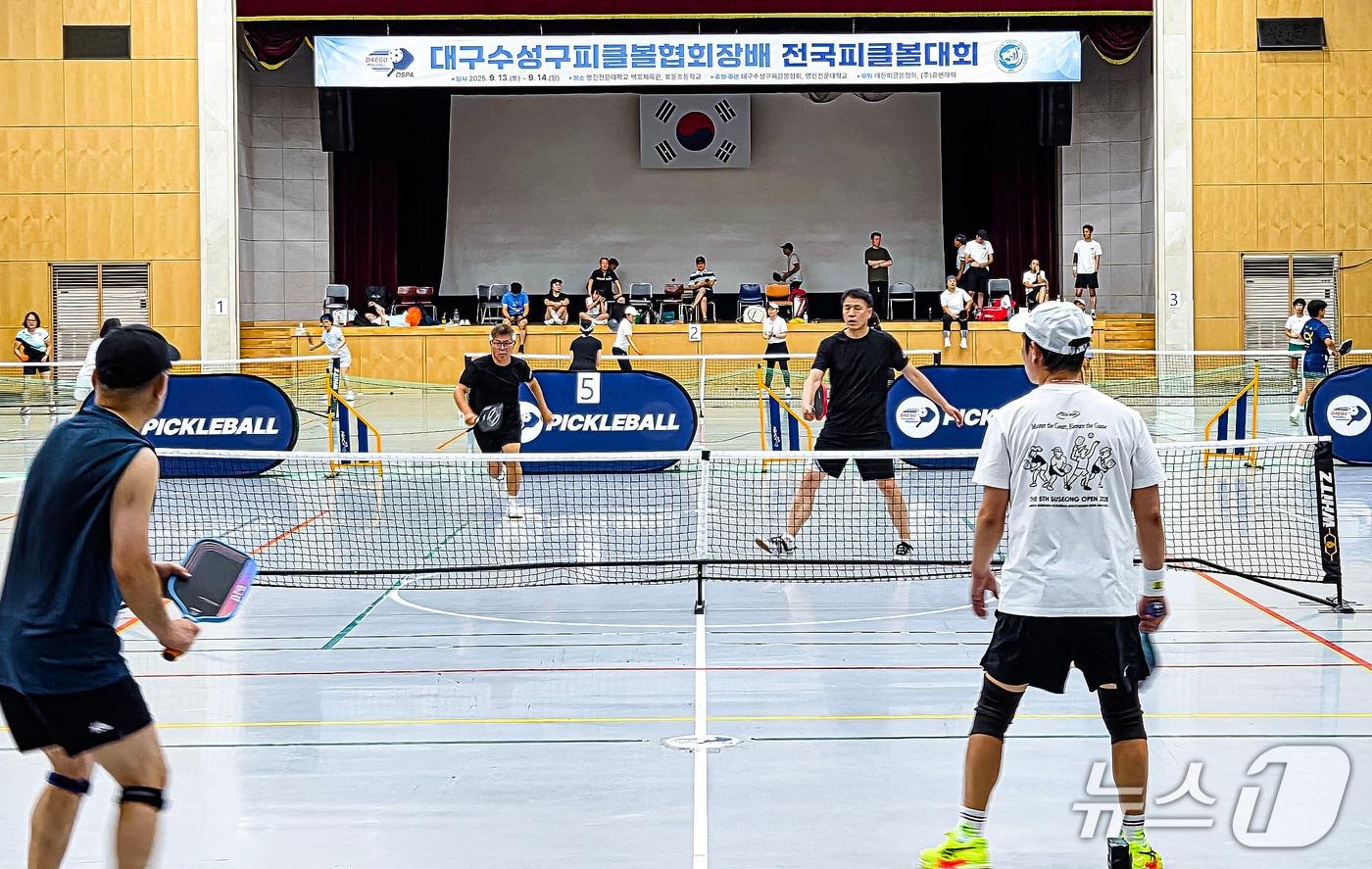 영진전문대가 내년에 스포츠경영과를 신설한다. 사진은 최근 대구에서 열린 전국피클볼대회.&#40;영진전문대 제공. 재판매 및 DB금지&#41;