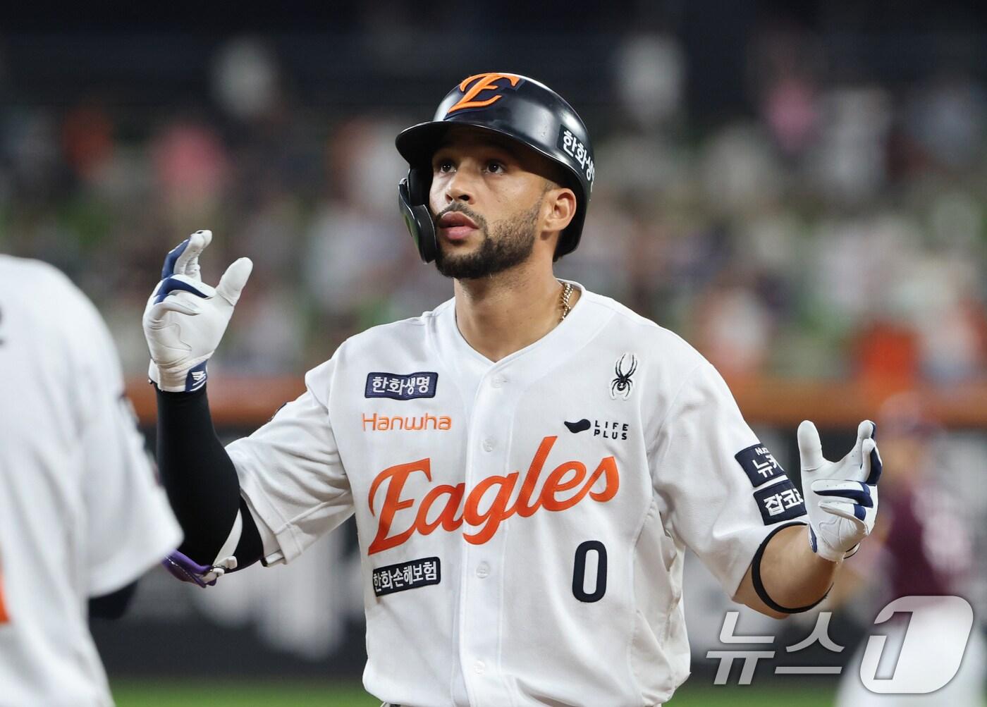 본문 이미지 - 한화 이글스 외국인 타자 루이스 리베라토. 2025.9.15/뉴스1 ⓒ News1 김기태 기자