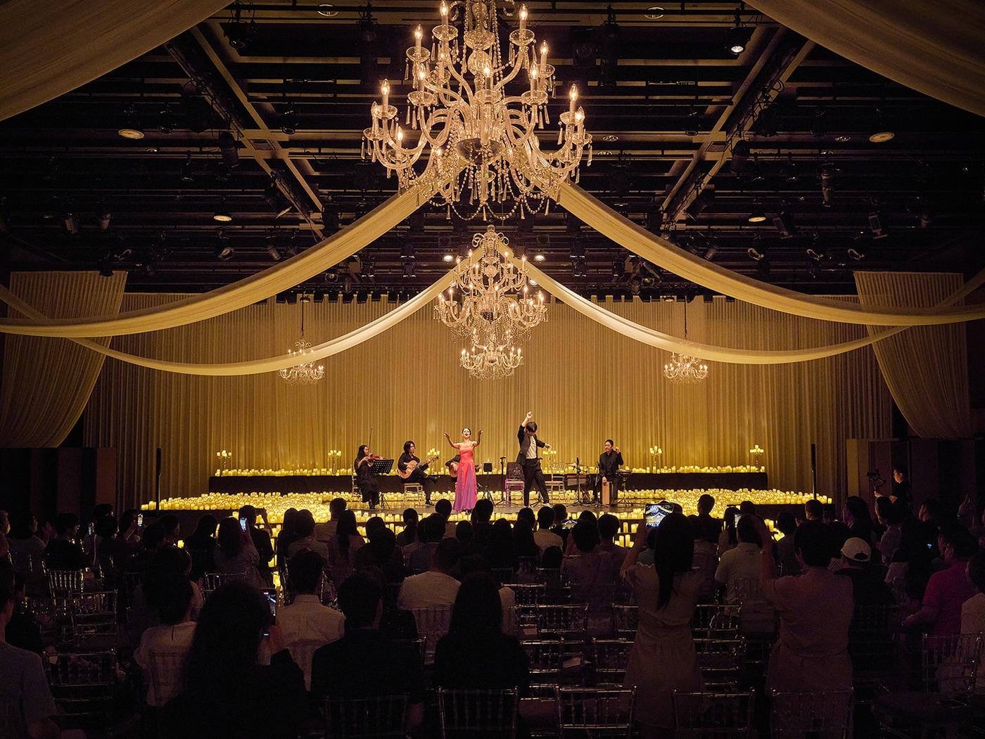 본문 이미지 - 지난해 추석 서울신라호텔 다이너스티홀 플라멩고 콘서트.(신라호텔 제공). 