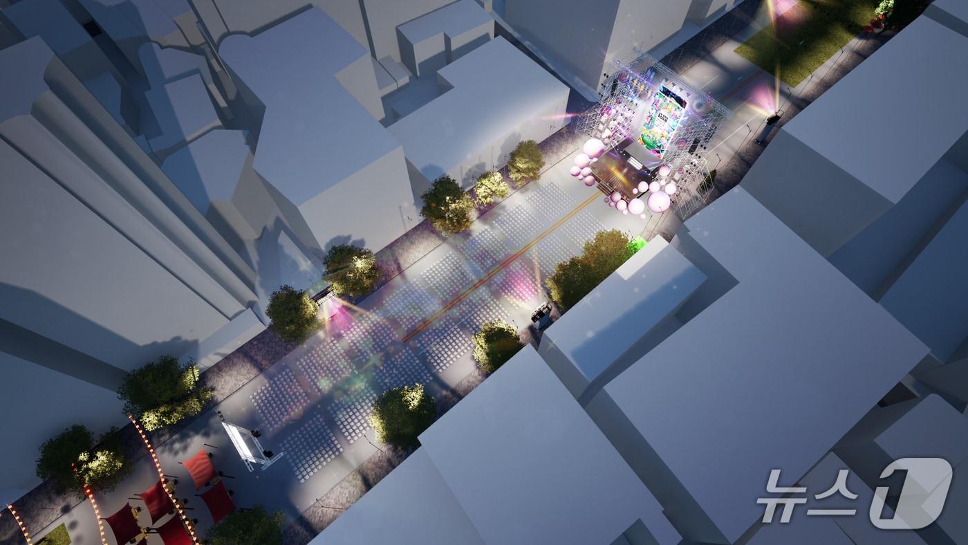 올해 10월 15일 막을 올리는 광주 충장축제 거리 조감도.&#40;광주 동구 제공. 재판매 및 DB 금지&#41; 2025.9.16