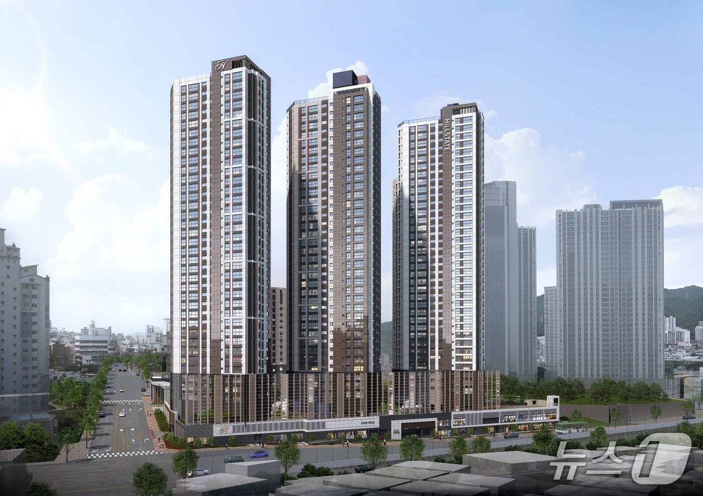 힐스테이트 가야 투시도 &#40;현대건설 제공&#41; 뉴스1 ⓒ News1