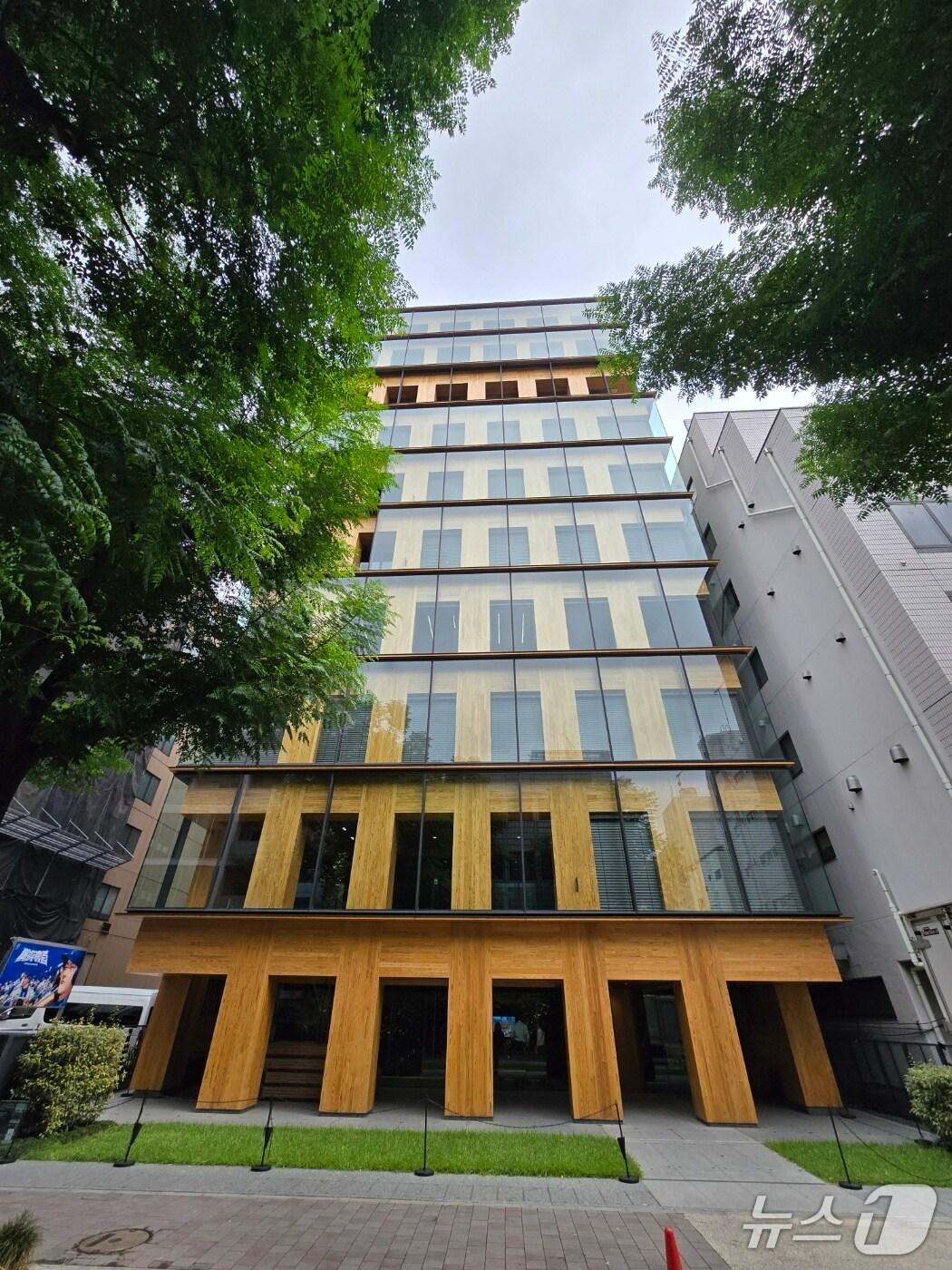 본문 이미지 - 일본의 5대 대형 건설사 중 하나로 손꼽히는 오바야시가 지은 고층 목조 건물 포트플러스. /뉴스1  