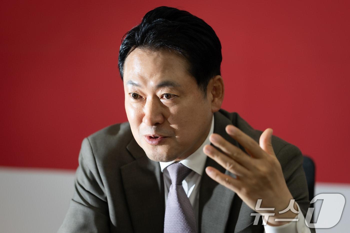 장동혁 국민의힘 대표가 16일 서울 여의도 국회에서 뉴스1과 인터뷰하고 있다. ⓒ News1 유승관 기자