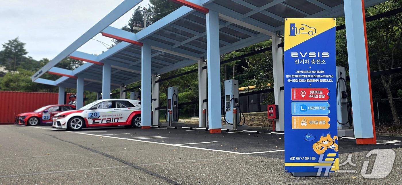 EVSIS 현대 N 페스티벌 전기차 충전 공식 파트너로 참여&#40;롯데이노베이트 제공&#41;