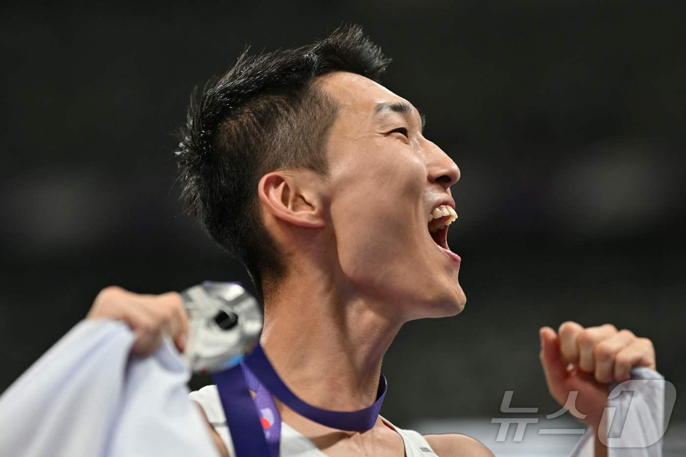 우상혁&#40;29·용인시청&#41;. ⓒ AFP=뉴스1