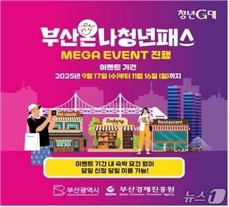 본문 이미지 - 부산온나청년패스 포스터.&#40;부산시 제공. 재판매 및 DB금지&#41;