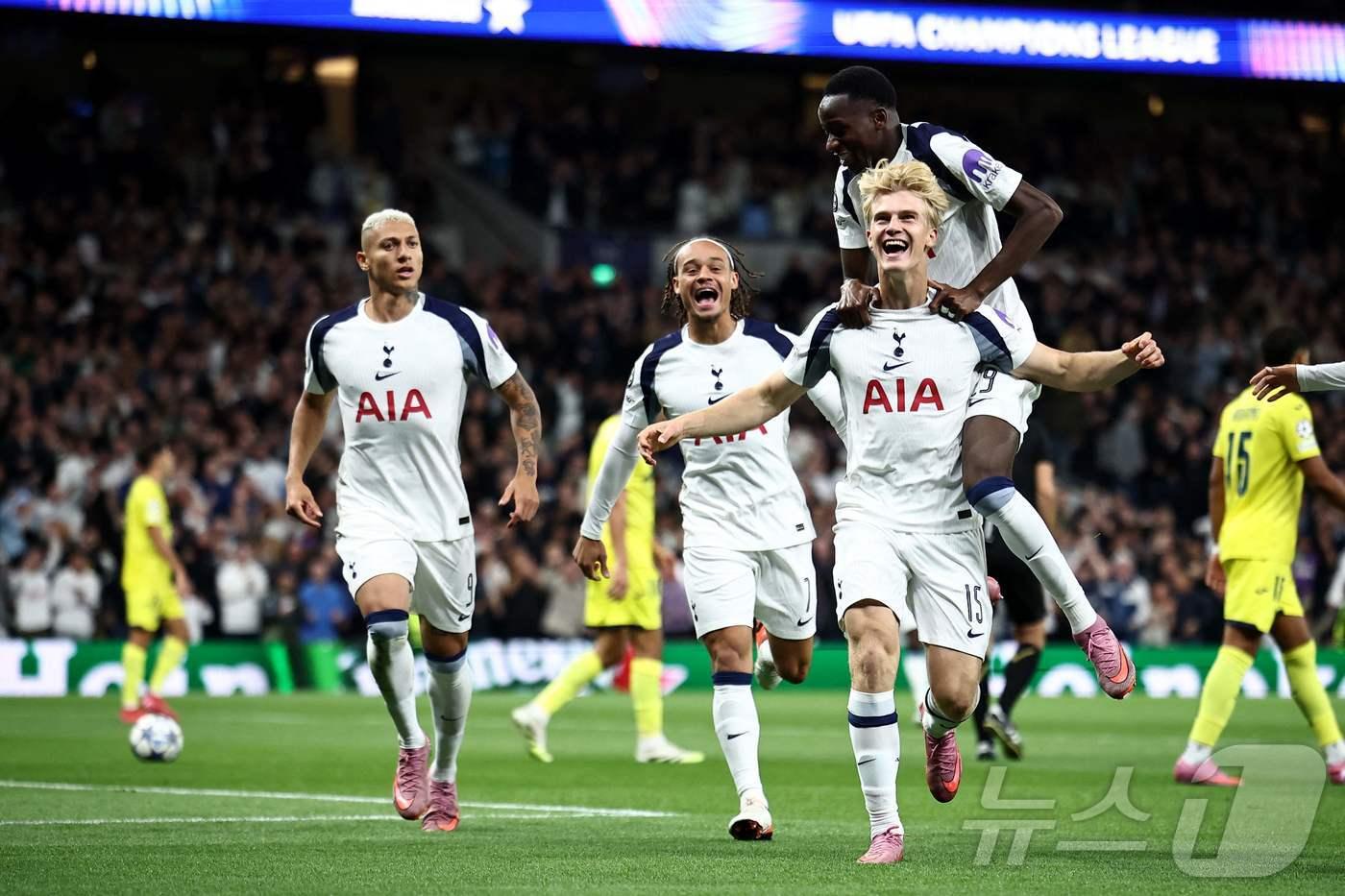 토트넘이 UCL 복귀전에서 승리했다. ⓒ AFP=뉴스1