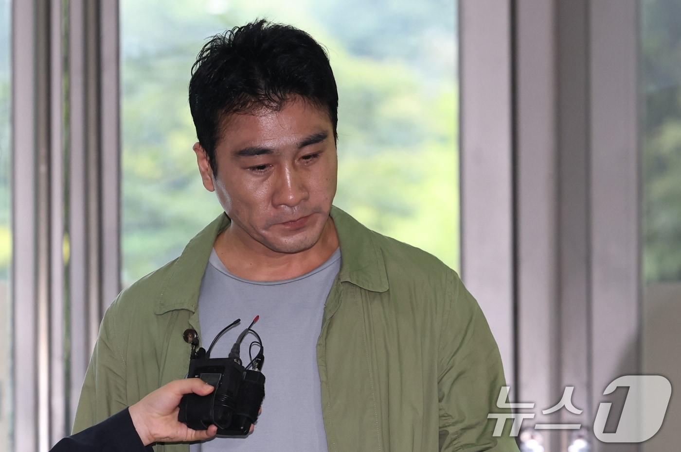 본문 이미지 - 구명로비 위증교사 혐의를 받는 해병대 출신 이관형 씨. 2025.9.17 ⓒ 뉴스1 박정호 기자