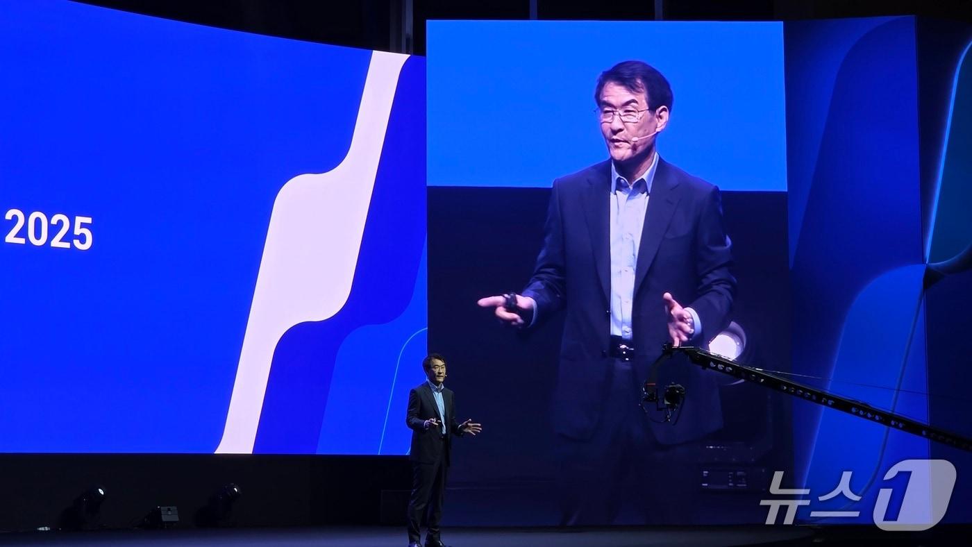 김경진 한국델테크놀로지스 대표가 17일 서울 코엑스에서 열린 델 테크놀로지스 포럼 2025에서 발언하고 있다. 2025.9.17 뉴스1 ⓒ News1 김민석 기자