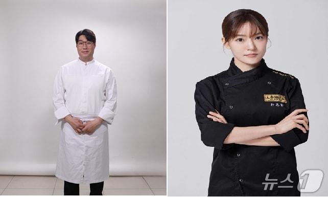 본문 이미지 -  오세득 셰프(왼쪽)와 박은영 셰프. / 뉴스1
