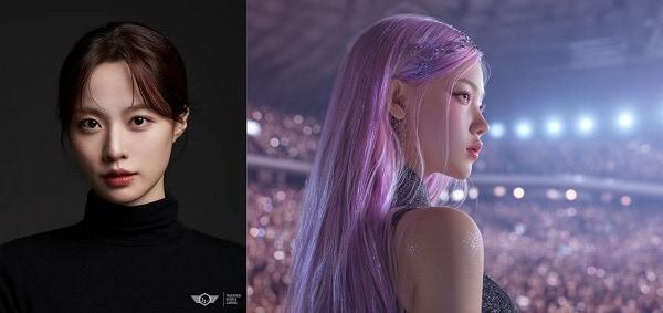 본문 이미지 - 좌/프레인 TPC 사진 제공 우/AI 아이돌 '지나', 사진=MooAm 제공