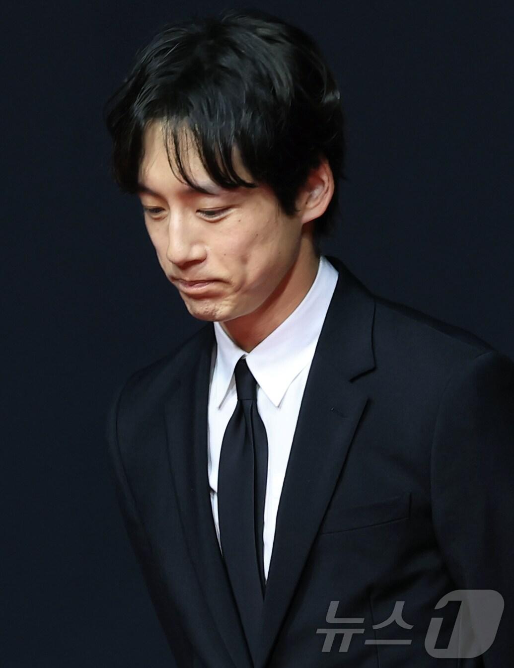 본문 이미지 - 배우 사카구치 켄타로가 양다리 논란 속 부산영화제를 찾았다. ⓒ News1 권현진 기자