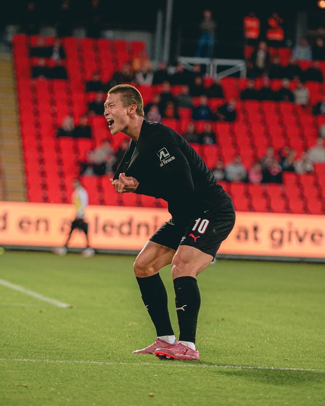 본문 이미지 - 미트윌란 조규성. &#40;미트윌란 페이스북 캡처&#41;