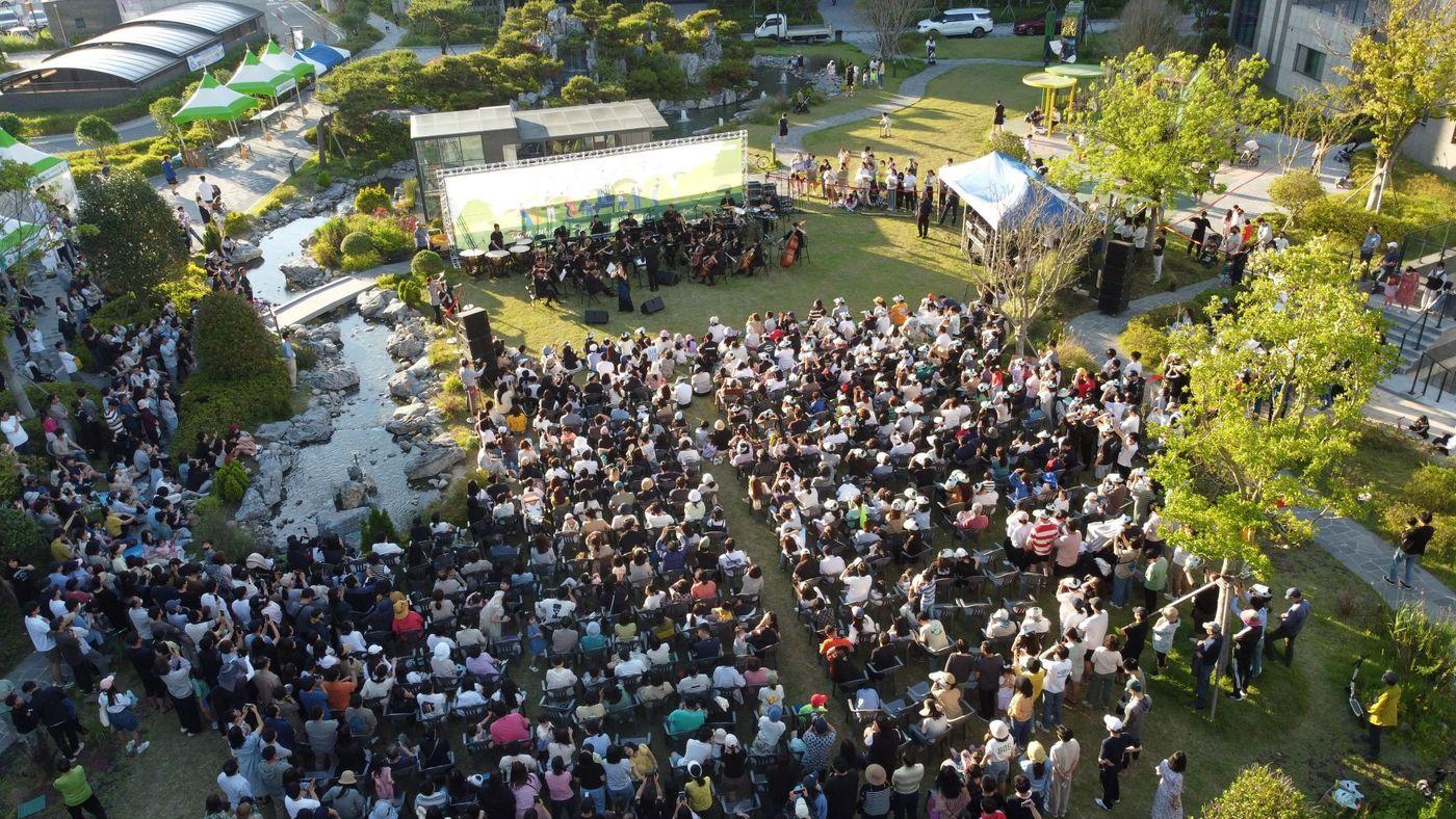 푸르지오 가든음악회 모습.&#40;대우건설 제공&#41;뉴스1ⓒ news1