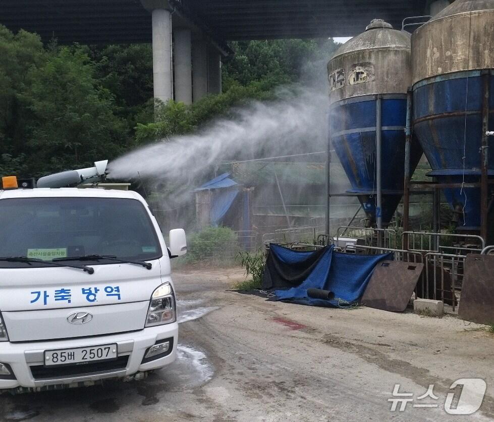 본문 이미지 - 고병원성 조류인플루엔자(AI) 선제 방역 활동 모습 (보은군 제공. 재판매 및 DB금지) /뉴스1 