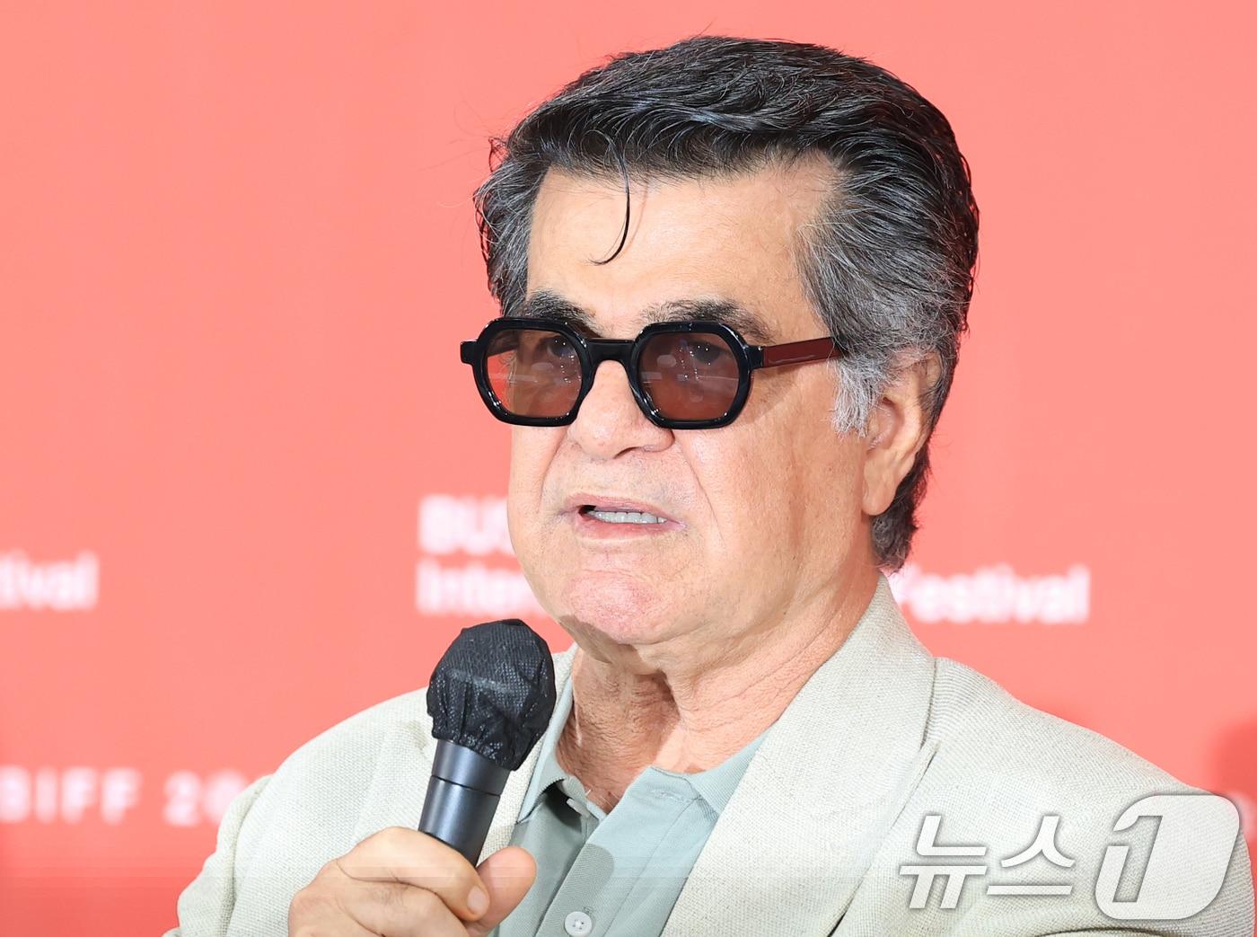 본문 이미지 - 자파르 파나히 감독 2025.9.18/뉴스1 ⓒ News1 권현진 기자