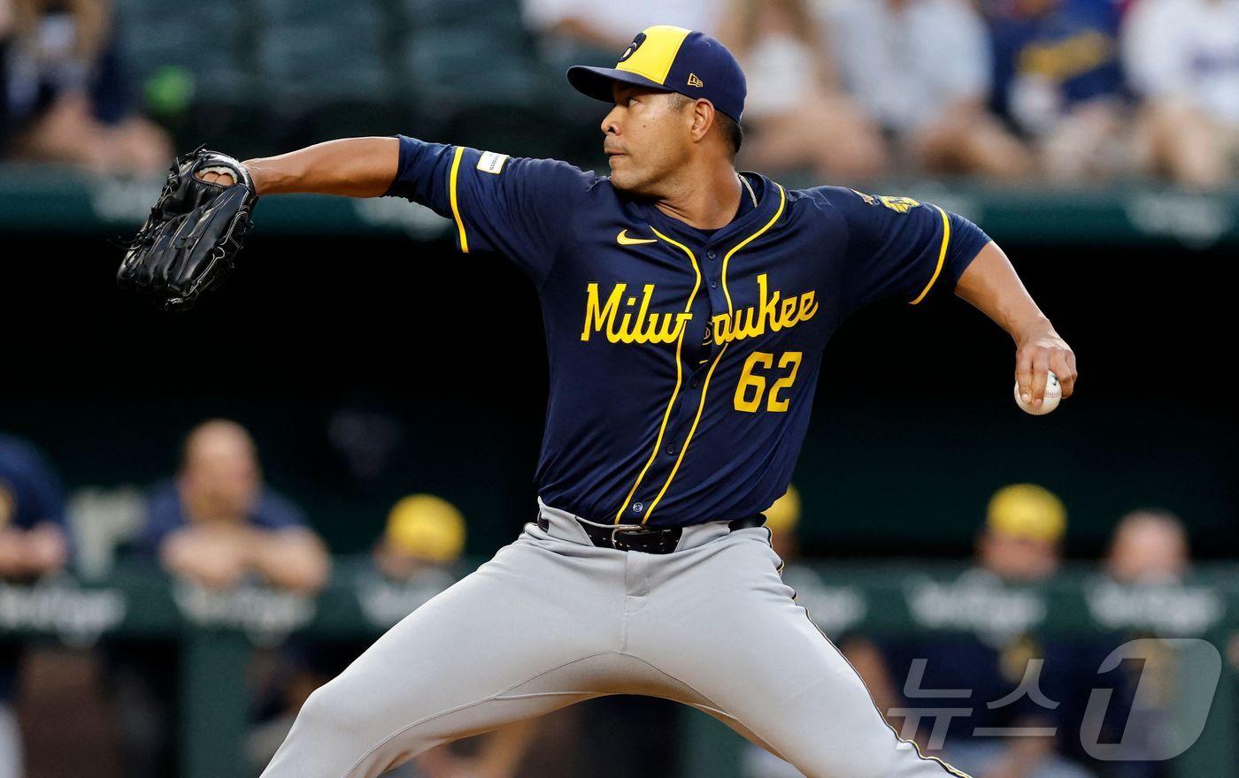 MLB 밀워키 퀸타나. ⓒ AFP=뉴스1