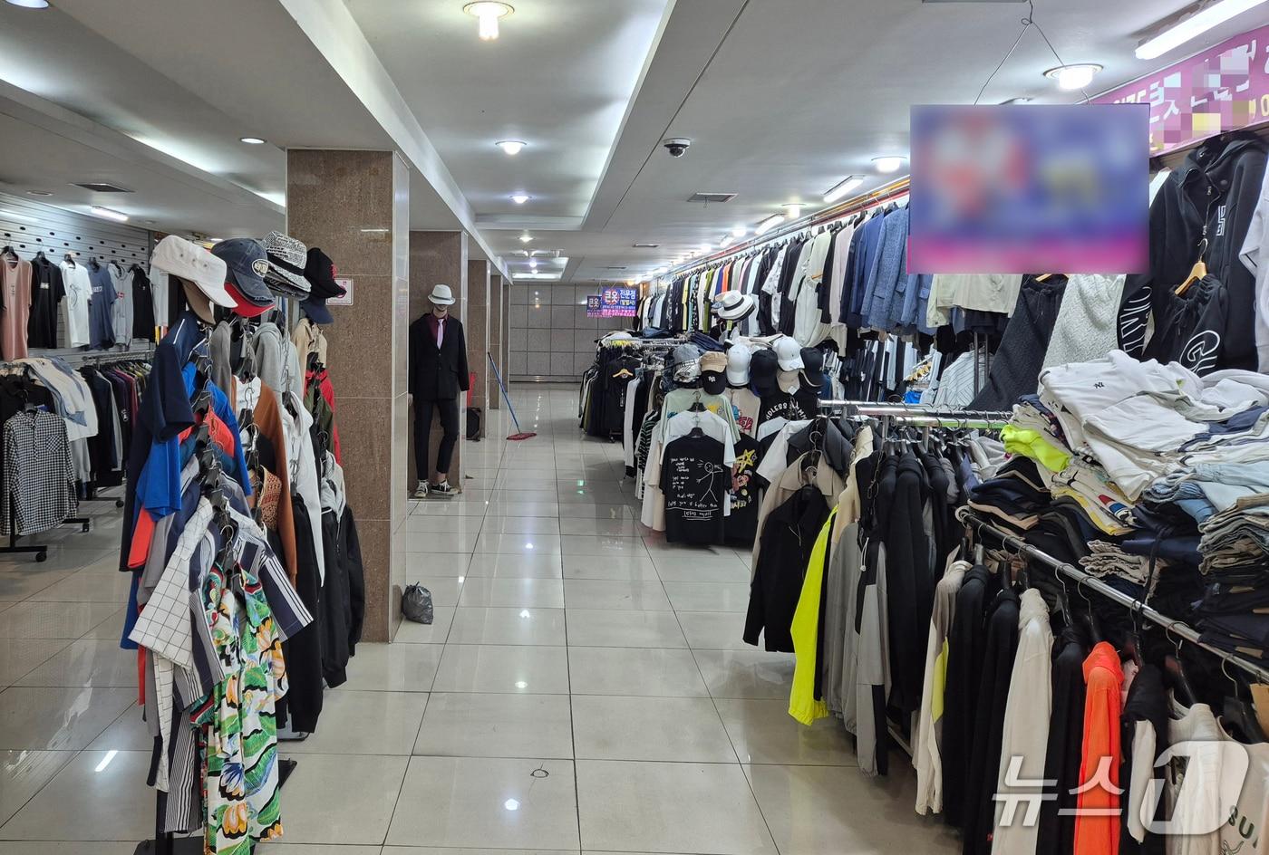 18일 오전 울산 중구 &#39;성남동 남성복 전문 상가&#39;가 한산하다. 2025.9.18. ⓒ 뉴스1 박정현 기자