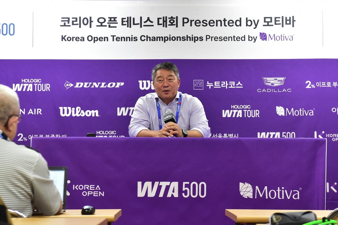 토니 조 WTA 데이터 부문 부회장.(코리아오픈 조직위원회 제공)