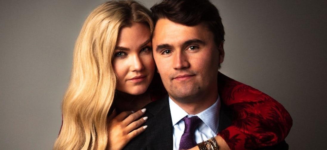 본문 이미지 - 찰리 커크 부부. &lt;에리카 커크 소셜미디어 엑스&gt;