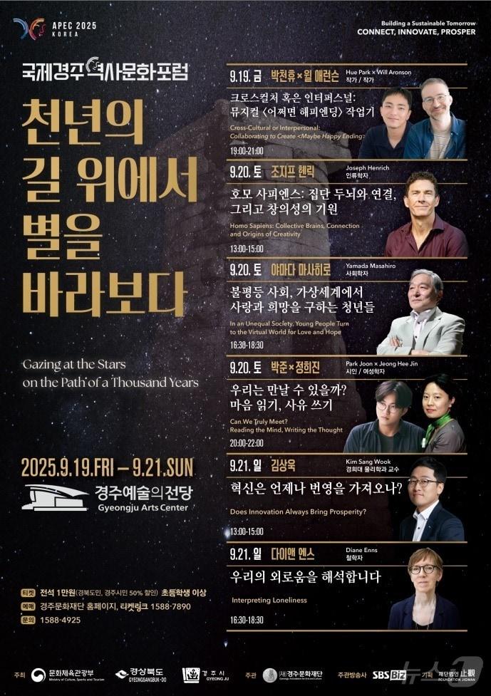 본문 이미지 - 국제경주역사문화포럼이 오는 21일까지 경주예술의전당에서 열린다.(경북도 제공. 재판매 및 DB금지) /뉴스1