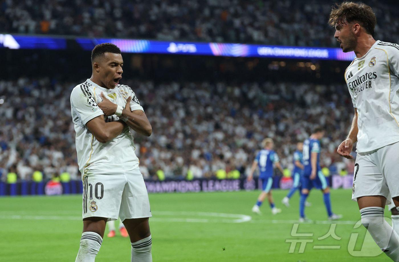 레알 마드리드의 킬리언 음바페. ⓒ AFP=뉴스1