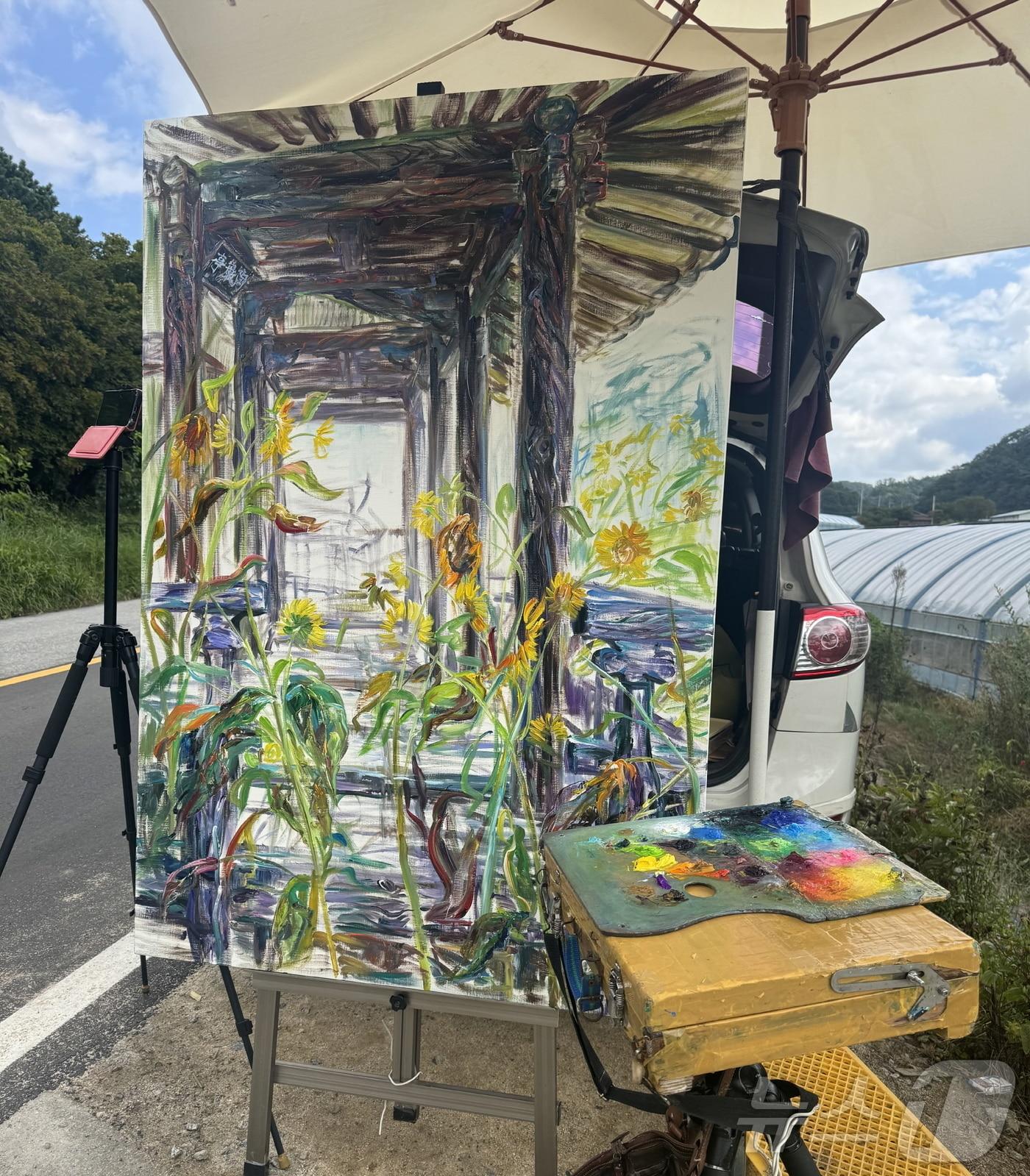 본문 이미지 - 경북 봉화군이 전통 정자 문화를 현대 예술과 접목한 특별 프로젝트 ‘누정愛아티스트’를 개최한다.(봉화군 제공. 재판매 및 DB금지) /뉴스1