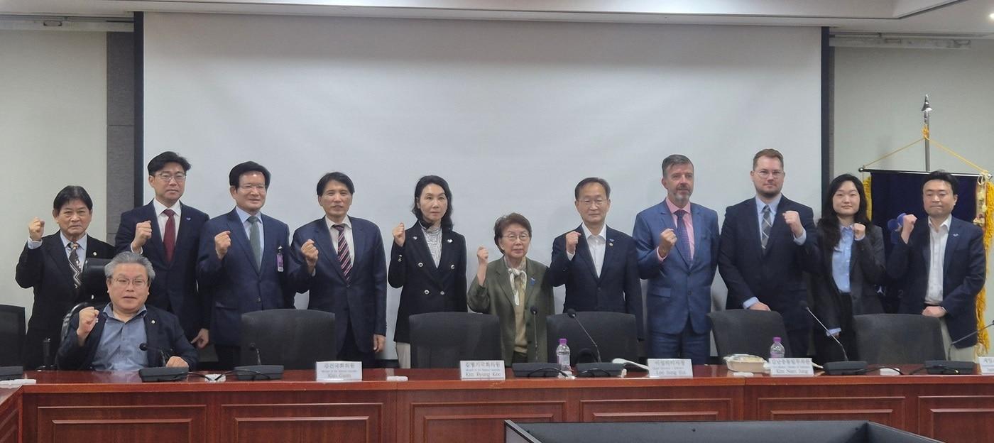 19일 6·25전쟁납북인사가족협의회&#40;KWAFU&#41;가 6·25전쟁납북피해 75주년을 맞아 개최한 국제학술회의 &#40;6.25전쟁납북인사가족협의회 제공&#41;