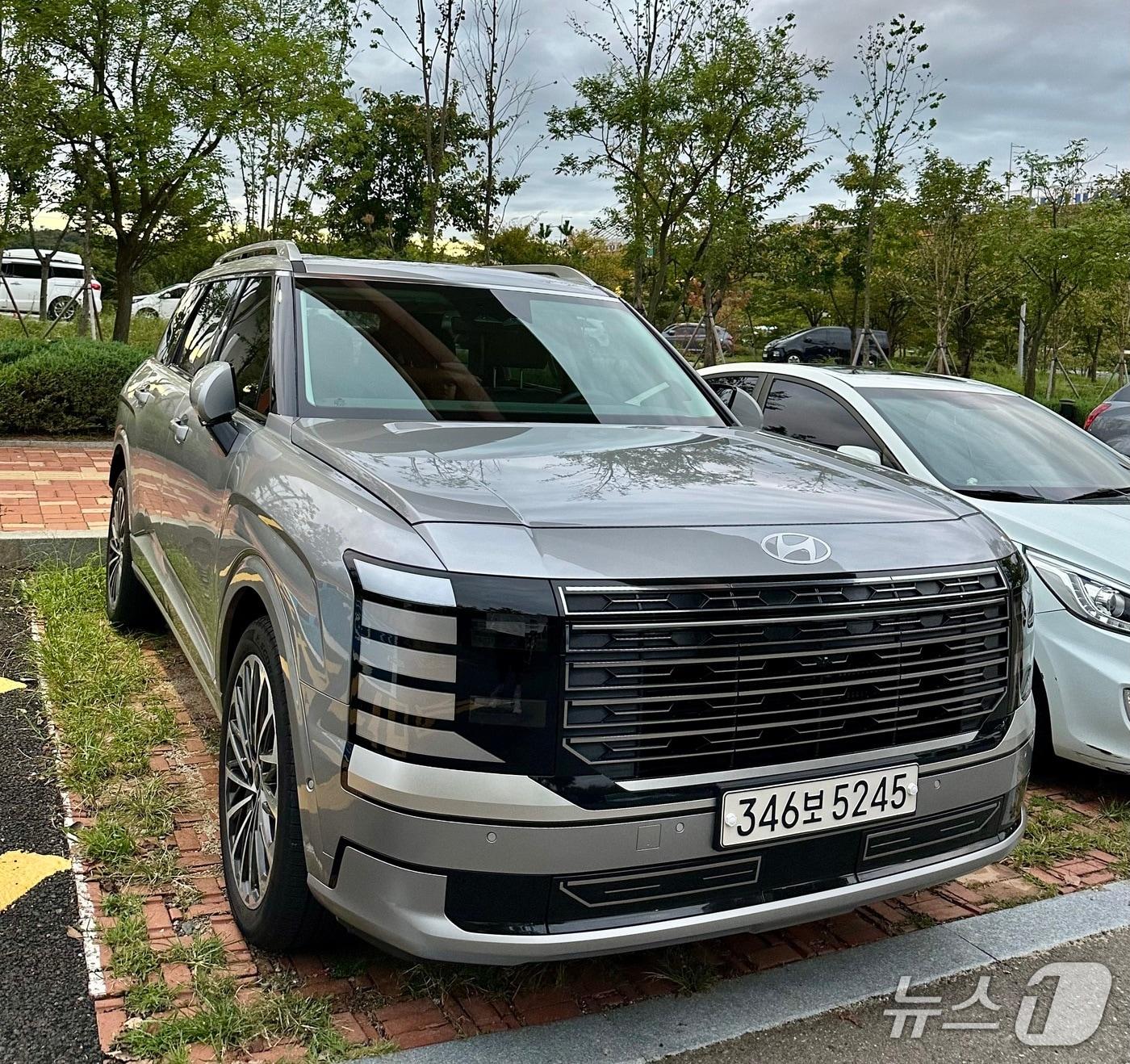 본문 이미지 -  현대자동차의 플래그십 SUV &#39;디 올 뉴 팰리세이드&#39;/뉴스1 이동희 기자