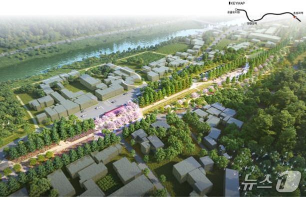 본문 이미지 - 연천군 경원선 폐철도 기후대응 도시숲 조성사업 조감도&#40;안&#41;&#40;국가철도공단 제공.재판매 및 DB금지&#41;/뉴스1