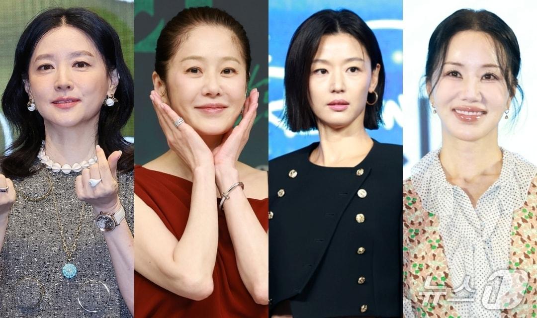 본문 이미지 - 이영애 고현정 전지현 엄정화(왼쪽부터) / 뉴스1 DB