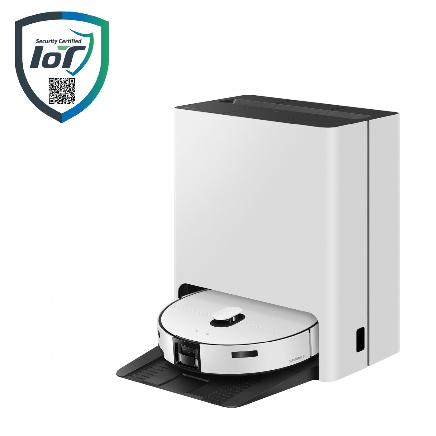 본문 이미지 - 삼성전자 2025년형 로봇청소기 신제품이 과학기술정보통신부와 한국인터넷진흥원&#40;KISA&#41;이 주관하는 &#39;사물인터넷&#40;IoT&#41; 보안 인증&#39;에서 최고 등급인 &#39;스탠다드&#40;Standard&#41;&#39; 등급을 획득했다. ⓒ 뉴스1