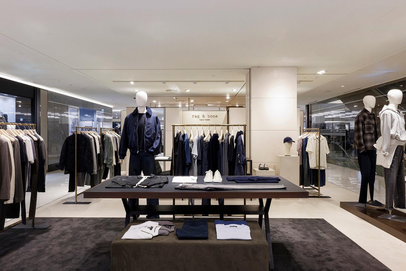 랙앤본 현대백화점 압구정본점 남성 팝업 스토어 전경.(삼성물산 패션 제공)