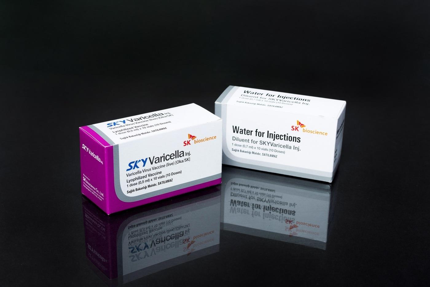 SK바이오사이언스가 개발한 수두백신 &#39;스카이바리셀라&#39; 수출용 제품.&#40;SK바이오사이언스 제공&#41;/뉴스1